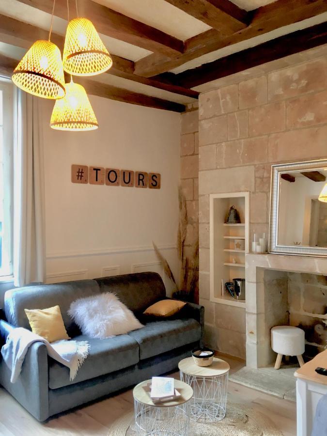 Vieux Tours, Charmant T2 40M2, 4 Pers, Lumineux Buitenkant foto